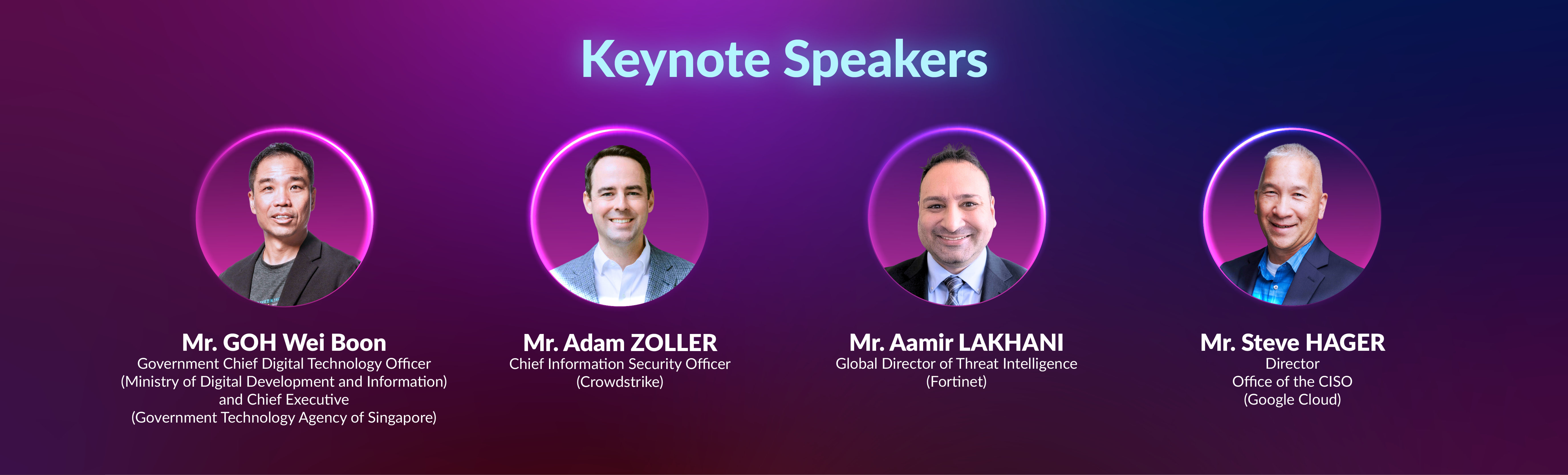 Morning Keynote Speakers