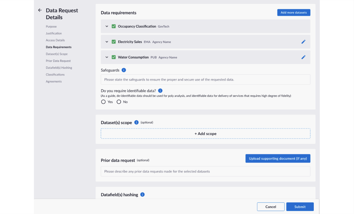 Streamlined Multi-Dataset Approvals