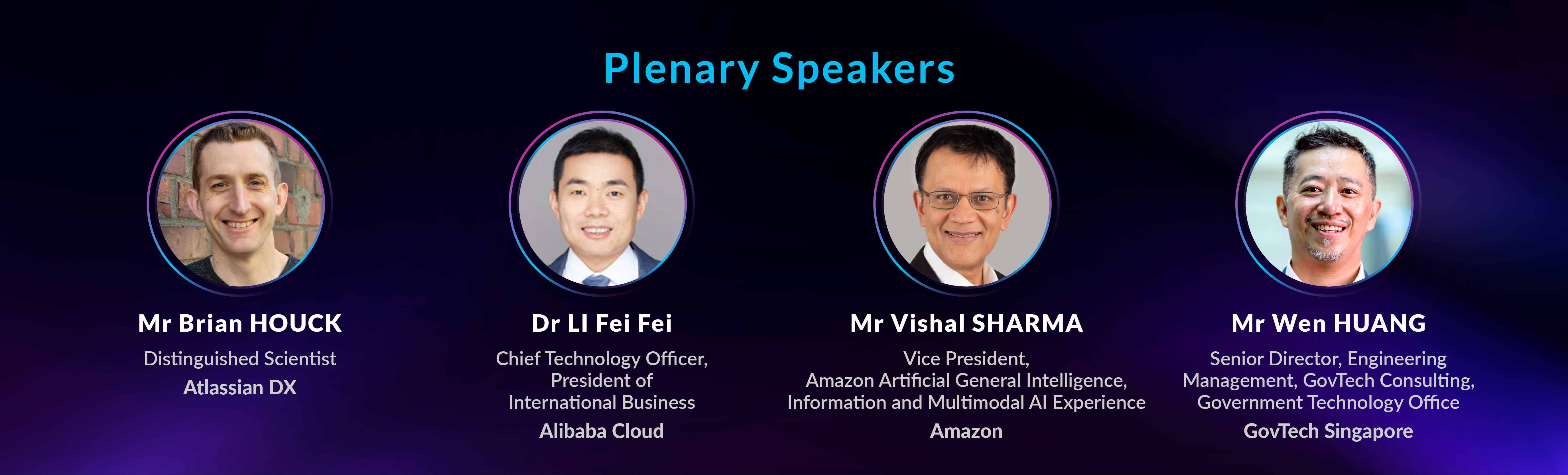Plenary speakers D1